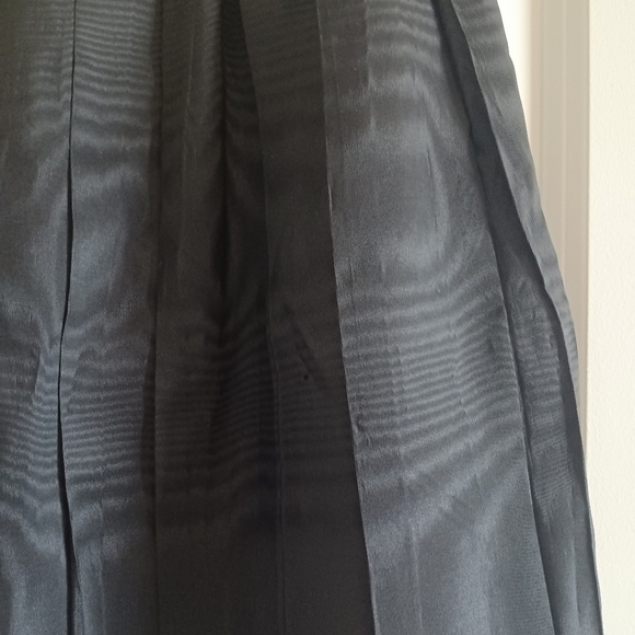 HOST PICK Ellen Tracy VTG late 50s early 60s rare taffeta skirt black size P9/10 - Picture 7 of 8